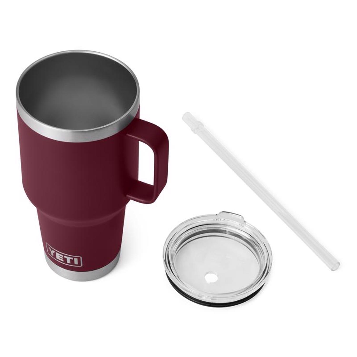 YETI Rambler 35 oz Wild Vine Red BPA Free Straw Mug