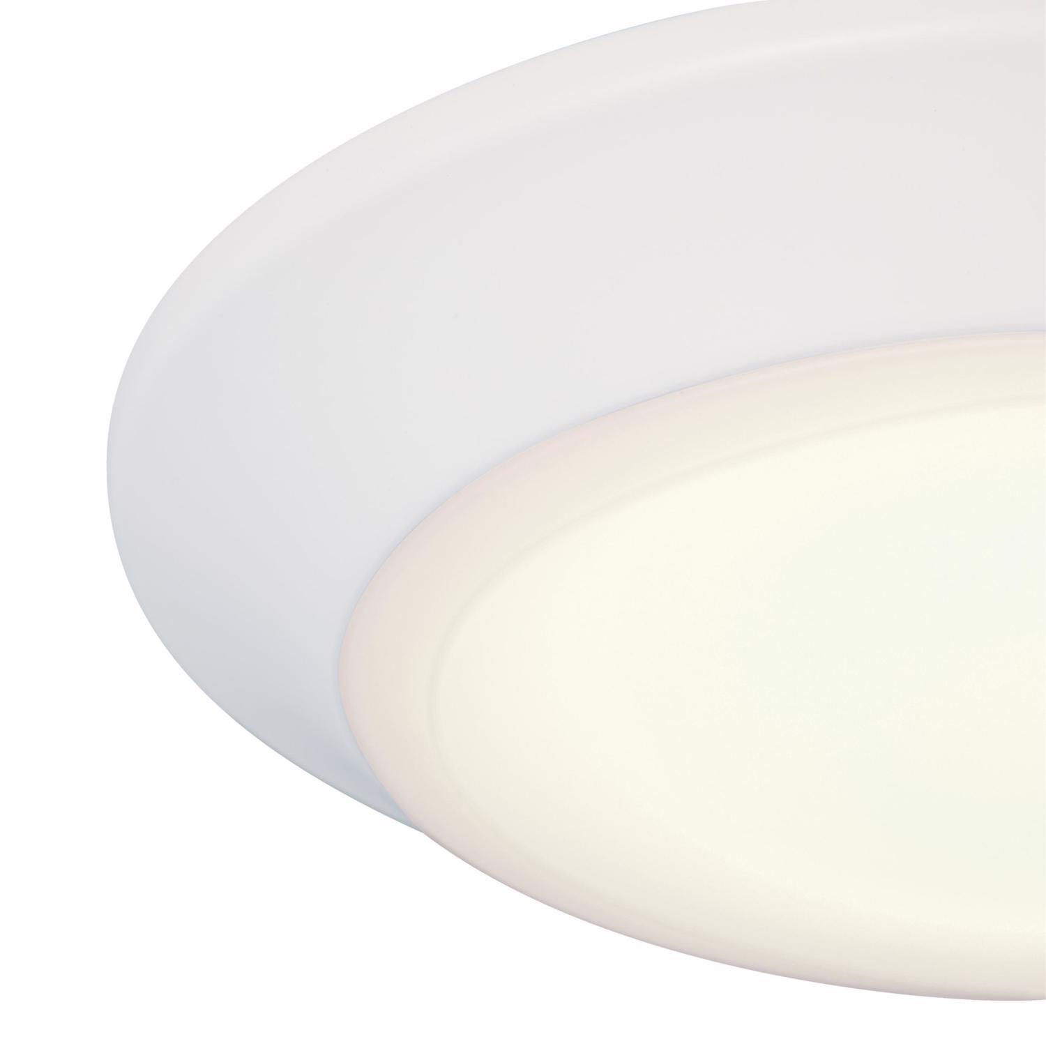 Westinghouse Color Changing Technology 1.25 in. H X 7.5 in. W X 7.5 in. L Frost White Ceiling Fixtur
