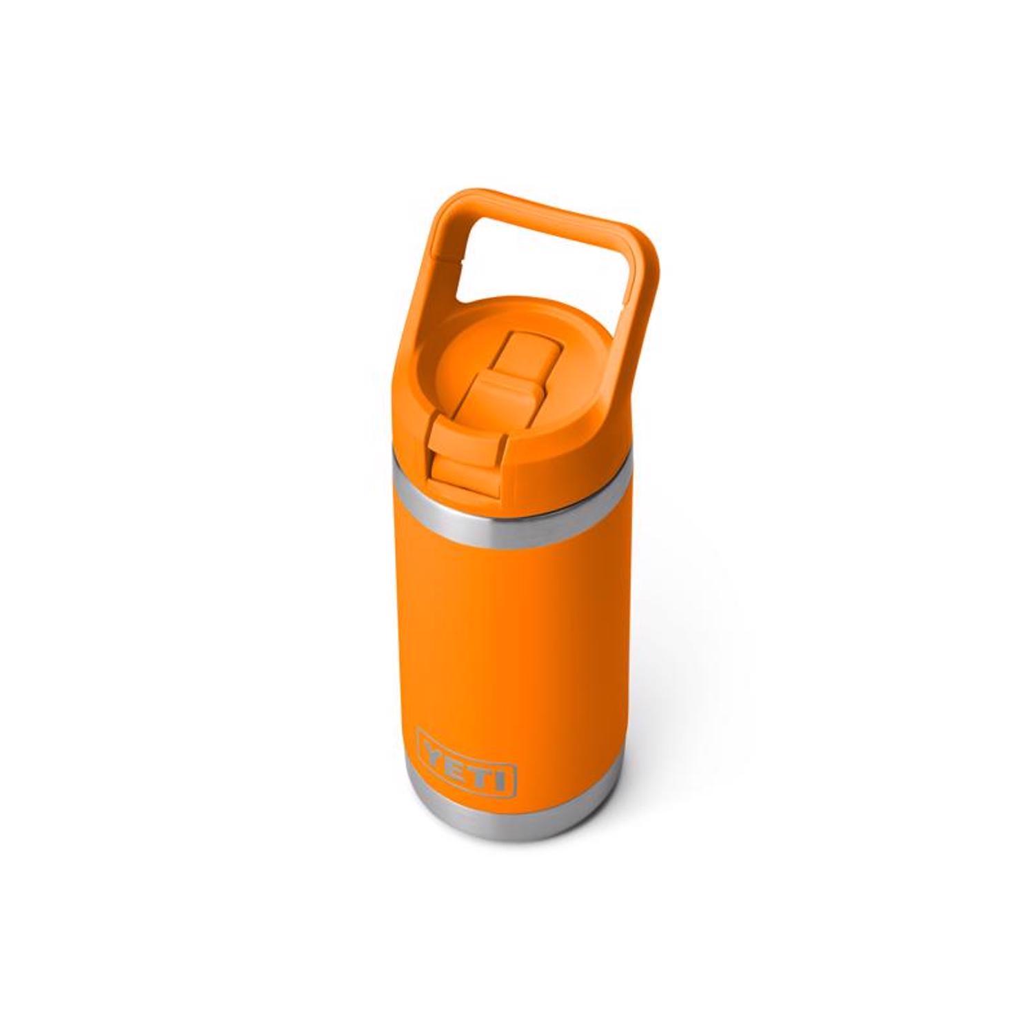 YETI Rambler Jr. 12 oz Rescue Red BPA Free Insulated Kids Water Bottle w/Straw