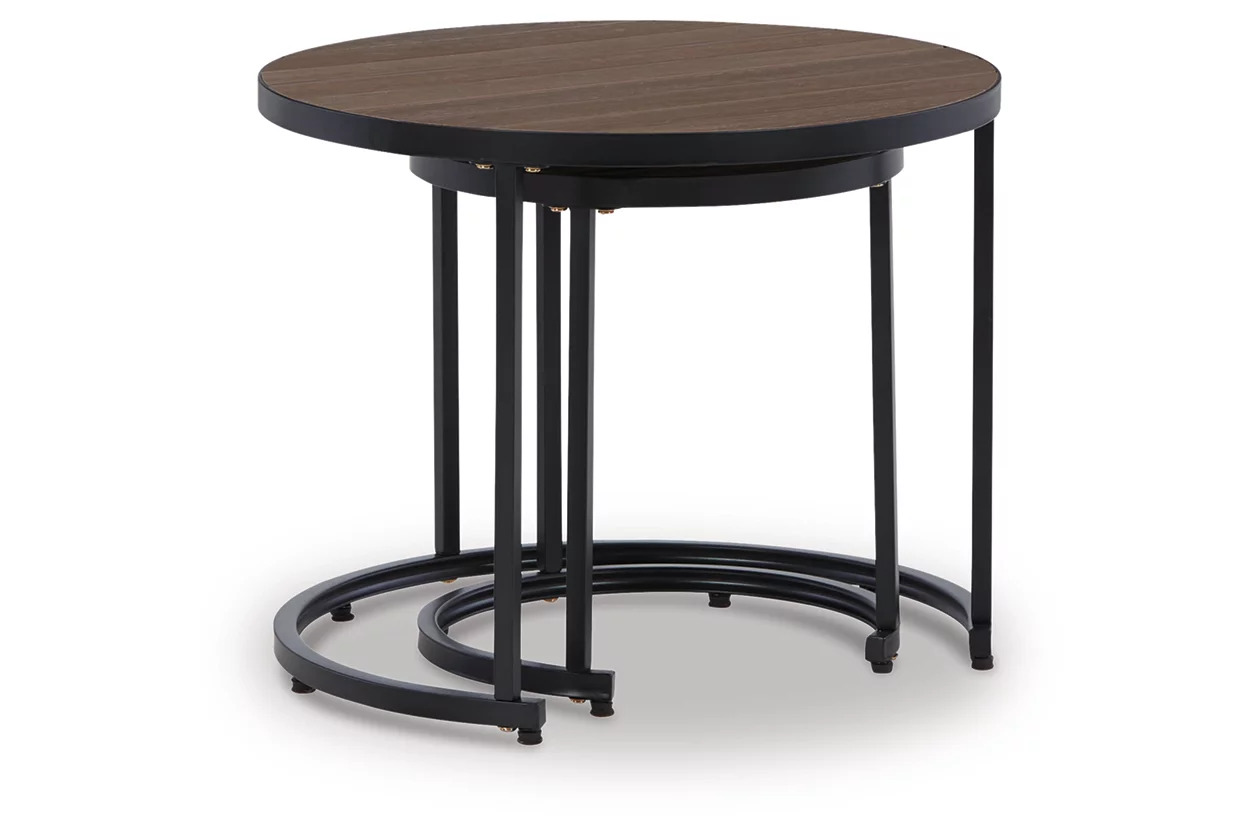 Ashley Ayla Outdoor Nesting End Tables (Set of 2)