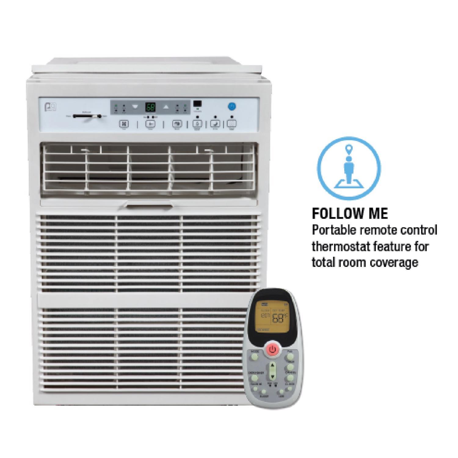 Perfect Aire 10000 BTU 115 V Casement Air Conditioner w/Remote 400-450 sq ft