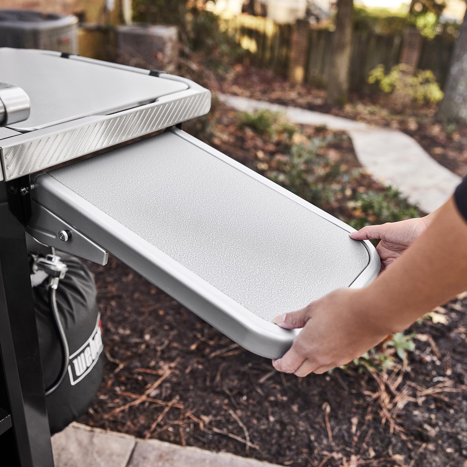 Weber Slate 30" Rust-Resistant 3 Burner Liquid Propane Digital Thermometer Outdoor Griddle Black 30 IN ACE EXCLUSIVE
