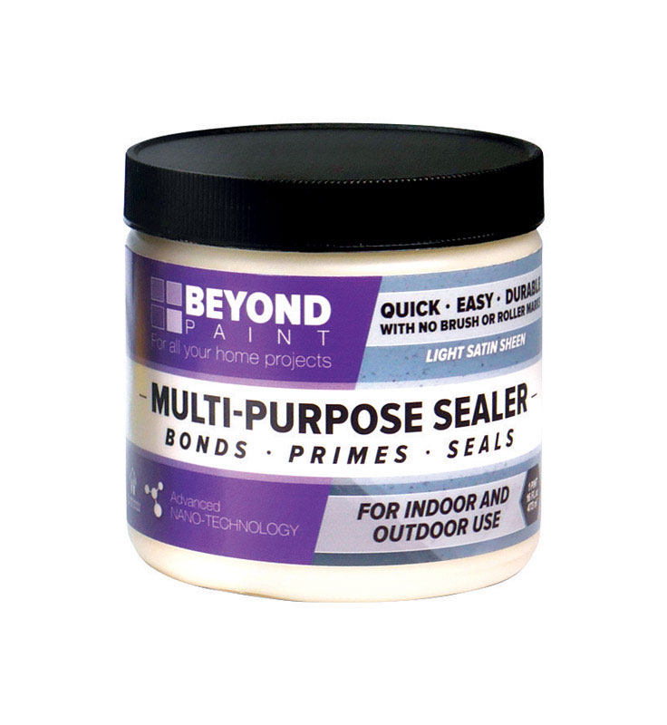 Beyond Paint Satin Clear Water-Based Multipurpose Sealer Exterior & Interior 1 pt
