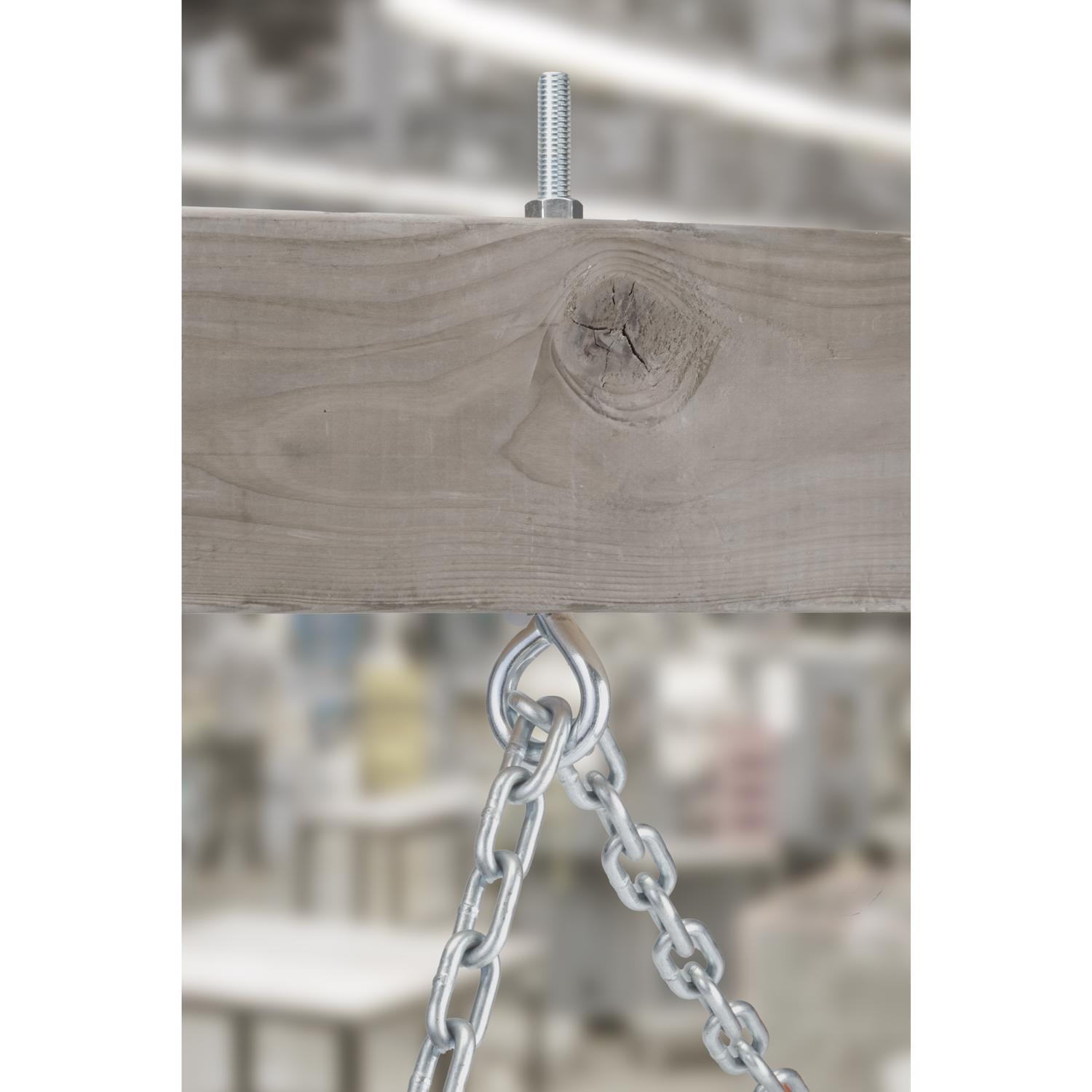 Hampton 1/2 in. X 10 in. L Zinc-Plated Steel Eyebolt Nut Included
