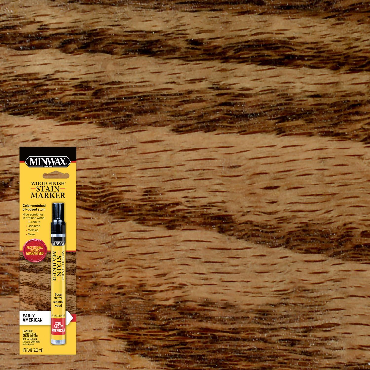 Minwax Wood Finish Stain Marker Semi-Transparent Early American Oil-Based Stain Marker 1/3 oz