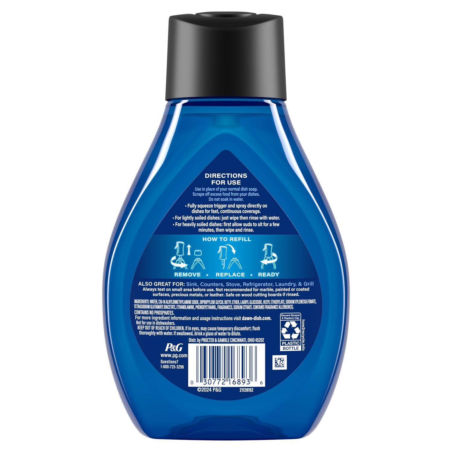 Dawn Powerwash Heavy Duty Fresh Scent Liquid Dish Spray Refill 16 oz. 1 Pack
