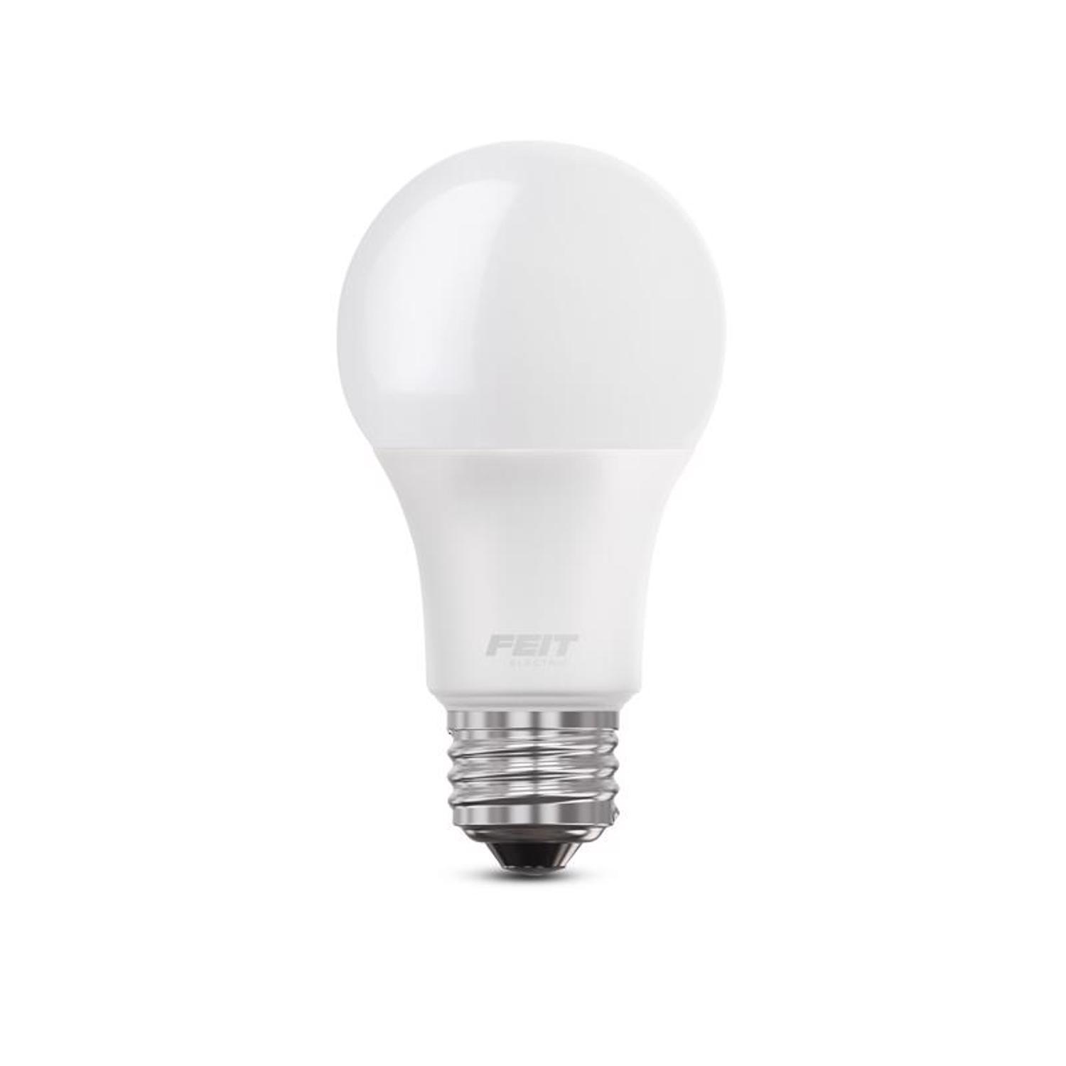Feit A19 E26 (Medium) LED Bulb Daylight 100 Watt Equivalence 4 Pack