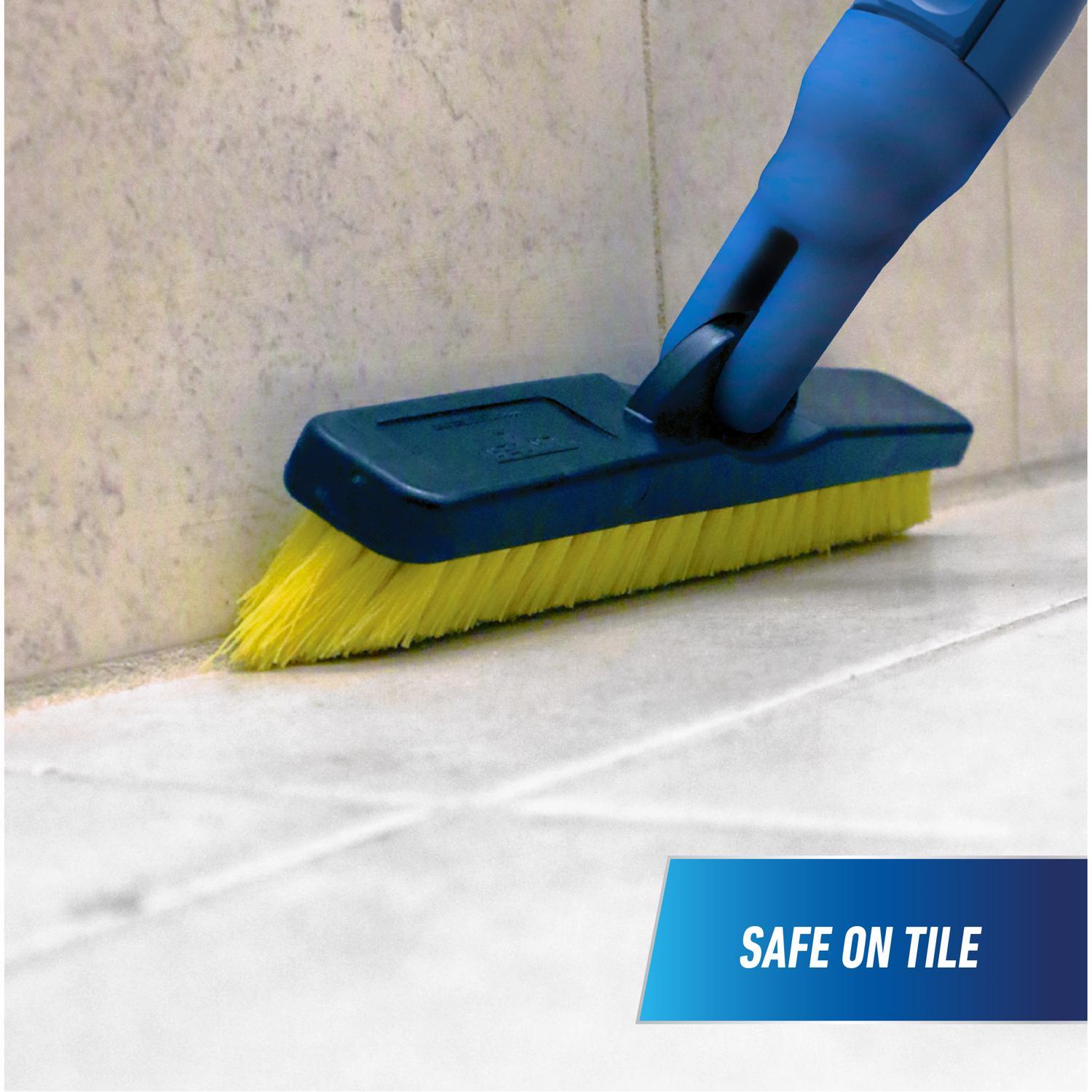 Unger 5.5 in. W Medium Bristle Plastic Handle Grout Brush