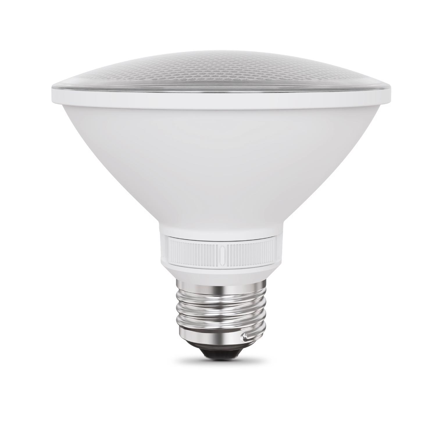Feit PAR30SN E26 (Medium) Smart-Enabled LED Bulb Adjustable White 75 Watt Equivalence 2 Pack