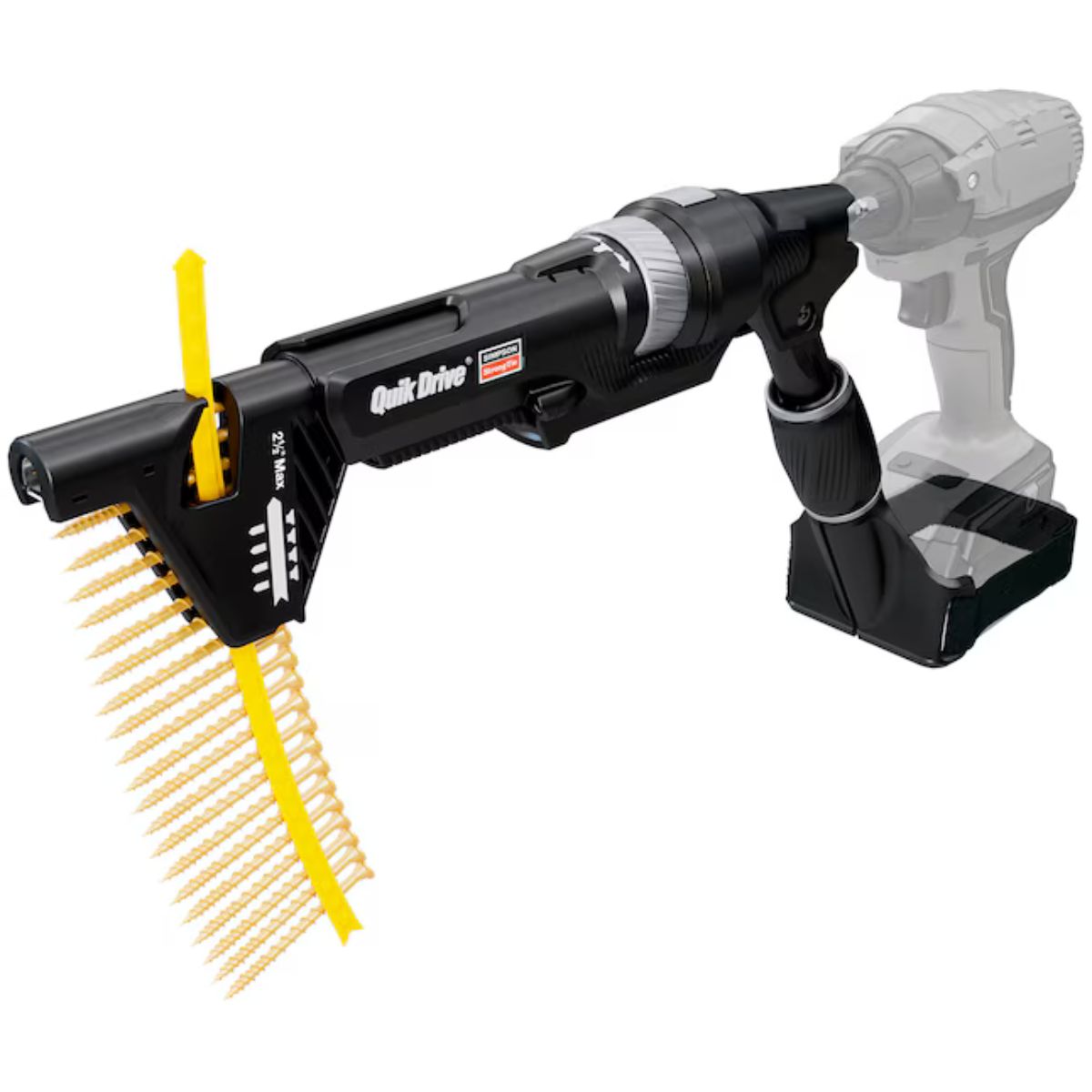 QUIK DRIVE BY SIMPSON STRONG TIE Quik Drive Project Pro Impact drill attachment