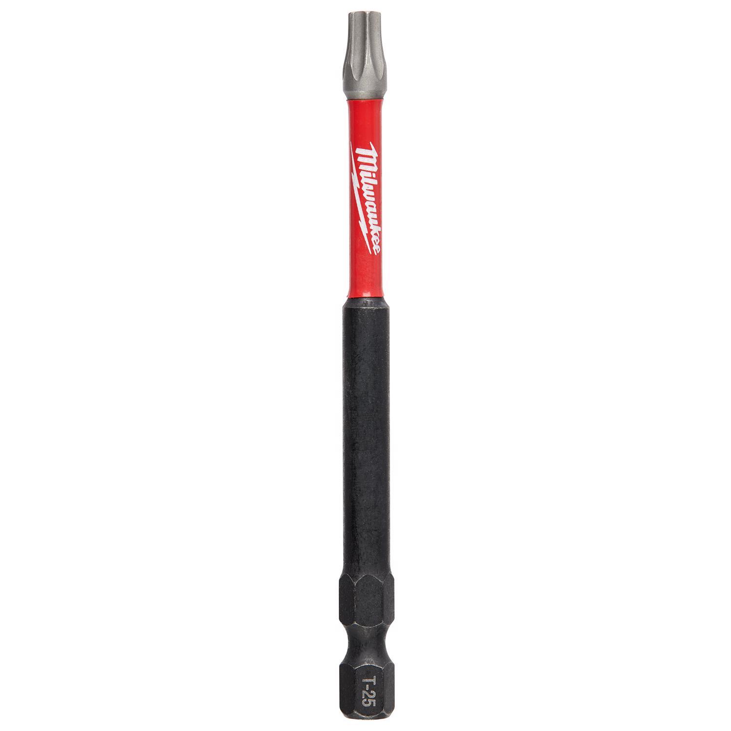 Milwaukee Shockwave Torx T25 X 3-1/2 in. L Power Bit Alloy Steel 1 Pack