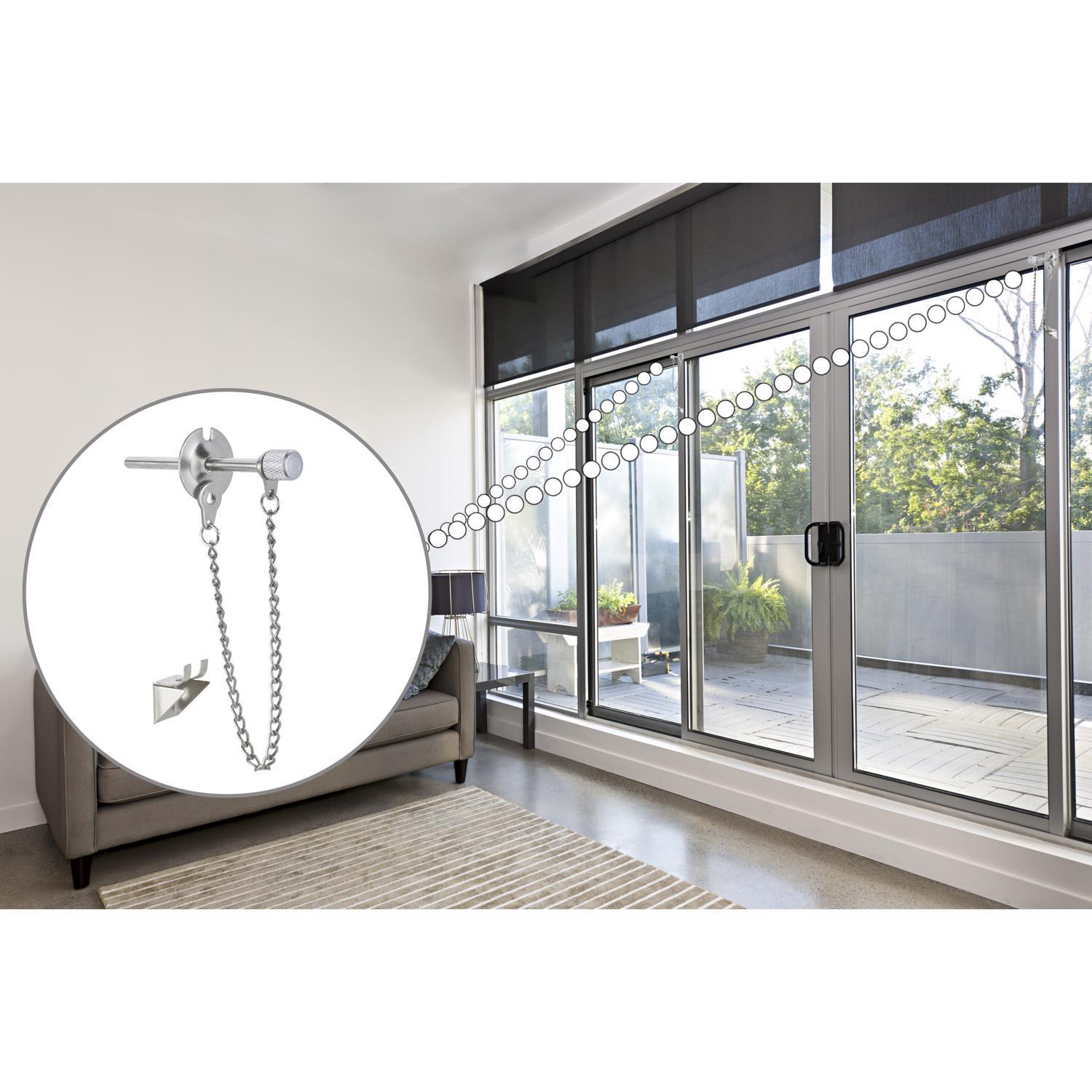 Ace Nickel Nickel Indoor Patio Door Security Pin