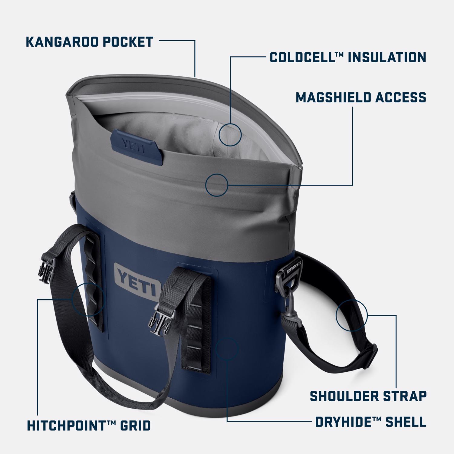 YETI Hopper M15 Navy 32 cans Cooler Bag