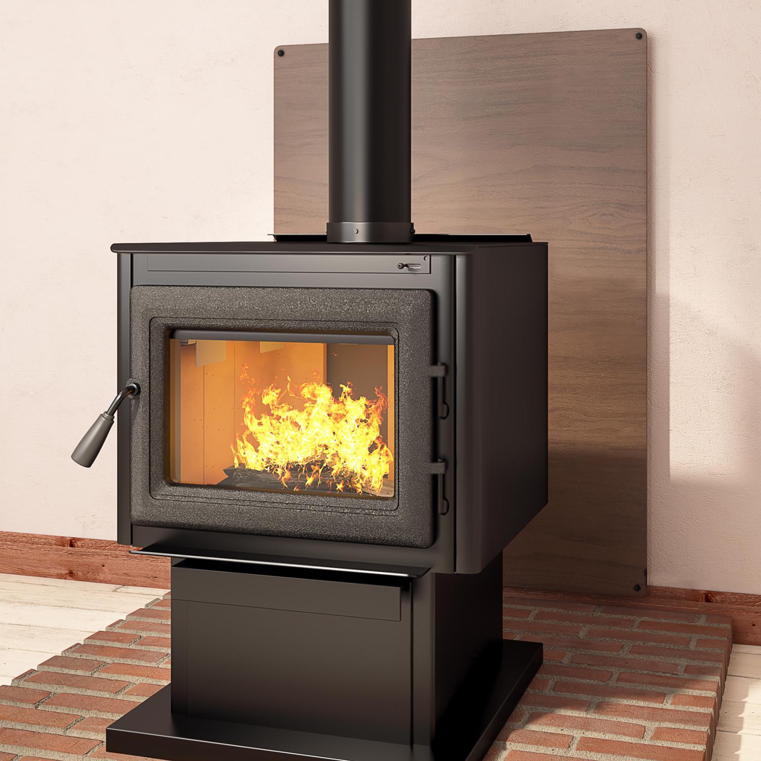 Imperial 42 in. W X 32 in. L Wood Grain Stove Board