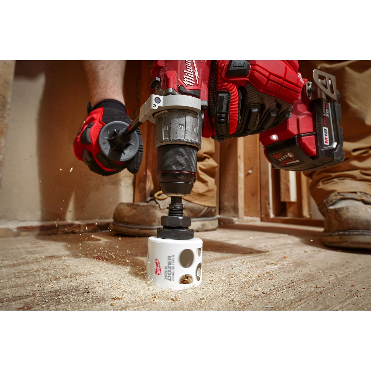 Milwaukee Hole Dozer 7/8 in. Carbide Tipped 2-1/8 in. L X 1/4 in. D Hole Saw