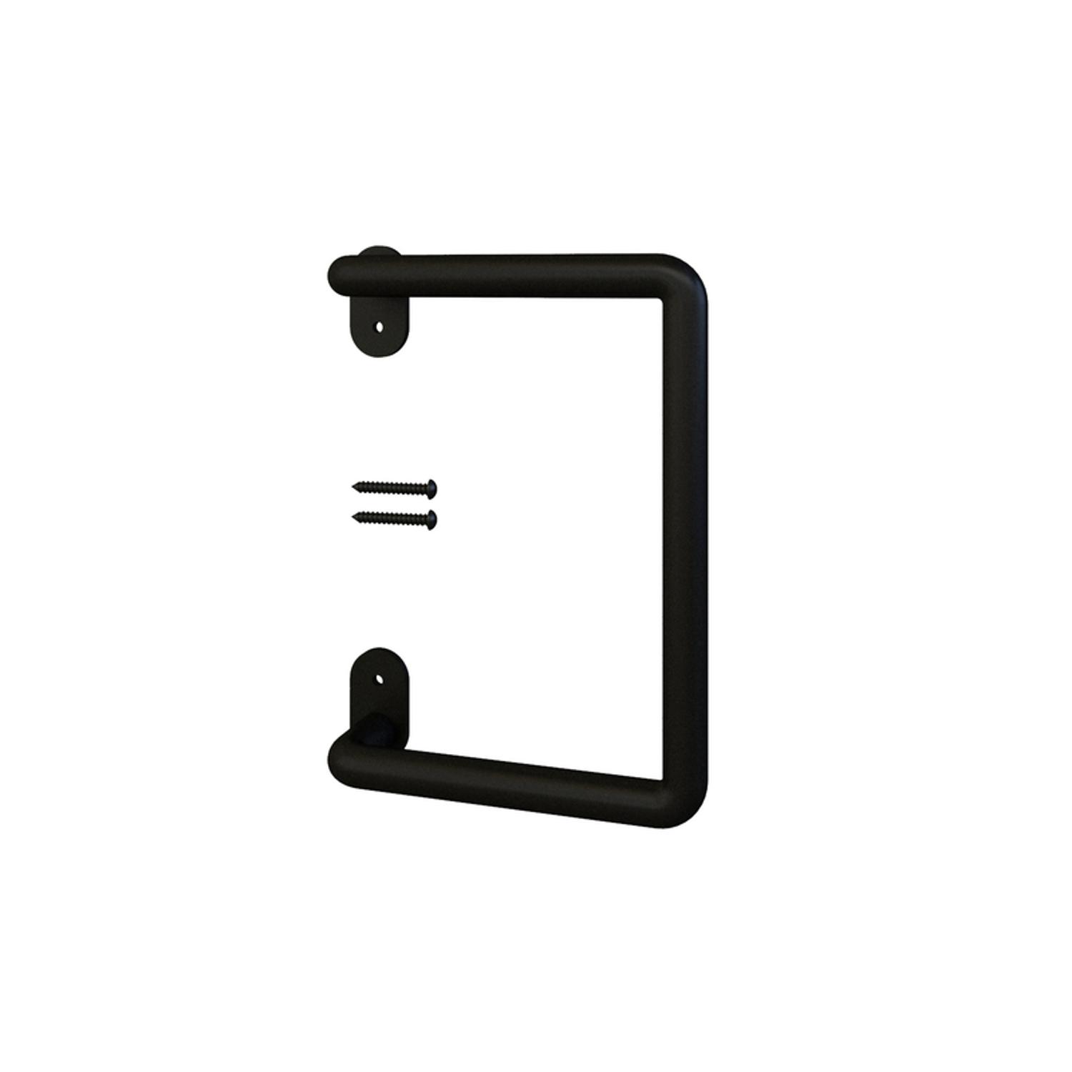 National Hardware Troy 5/8 in. D X 6-3/32 in. L Matte Black Steel Pull Handle 1 pc