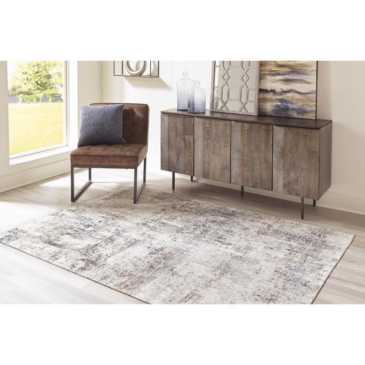 Signature Design by Ashley 94 in. W X 120 in. L Multi-Color Ethereal Polypropylene/Polyester Area Ru