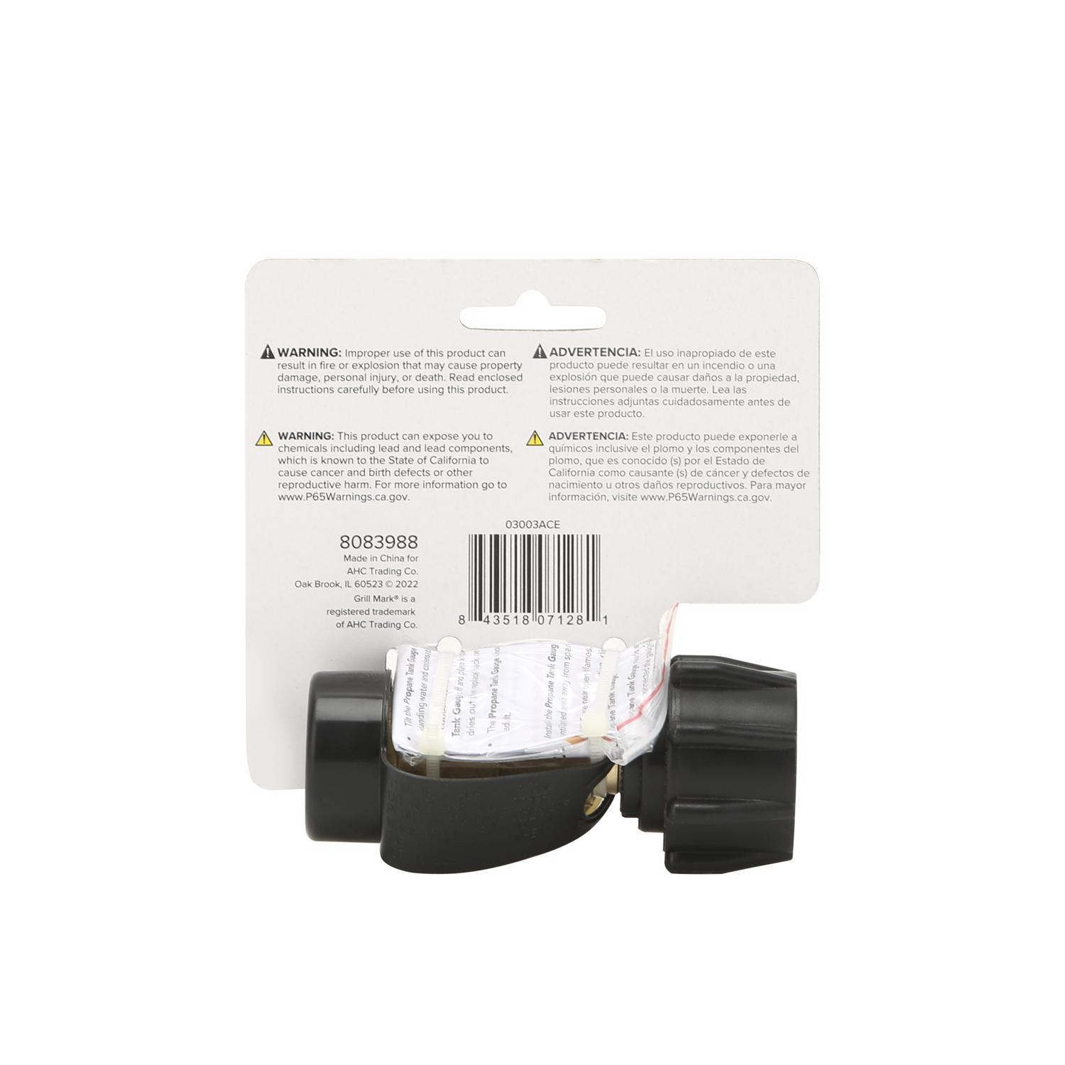 Grill Mark Plastic Type 1 Propane Tank Level Indicator