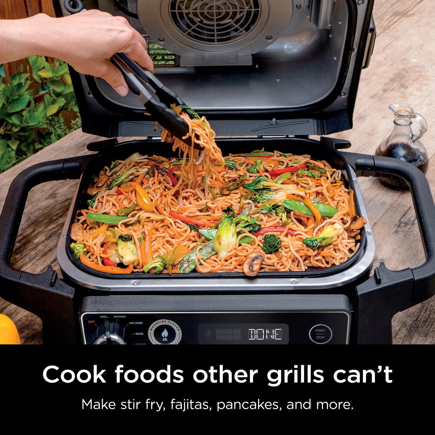 Ninja Woodfire Ceramic Grill Top Griddle 15 in. L X 11 in. W 1 pk