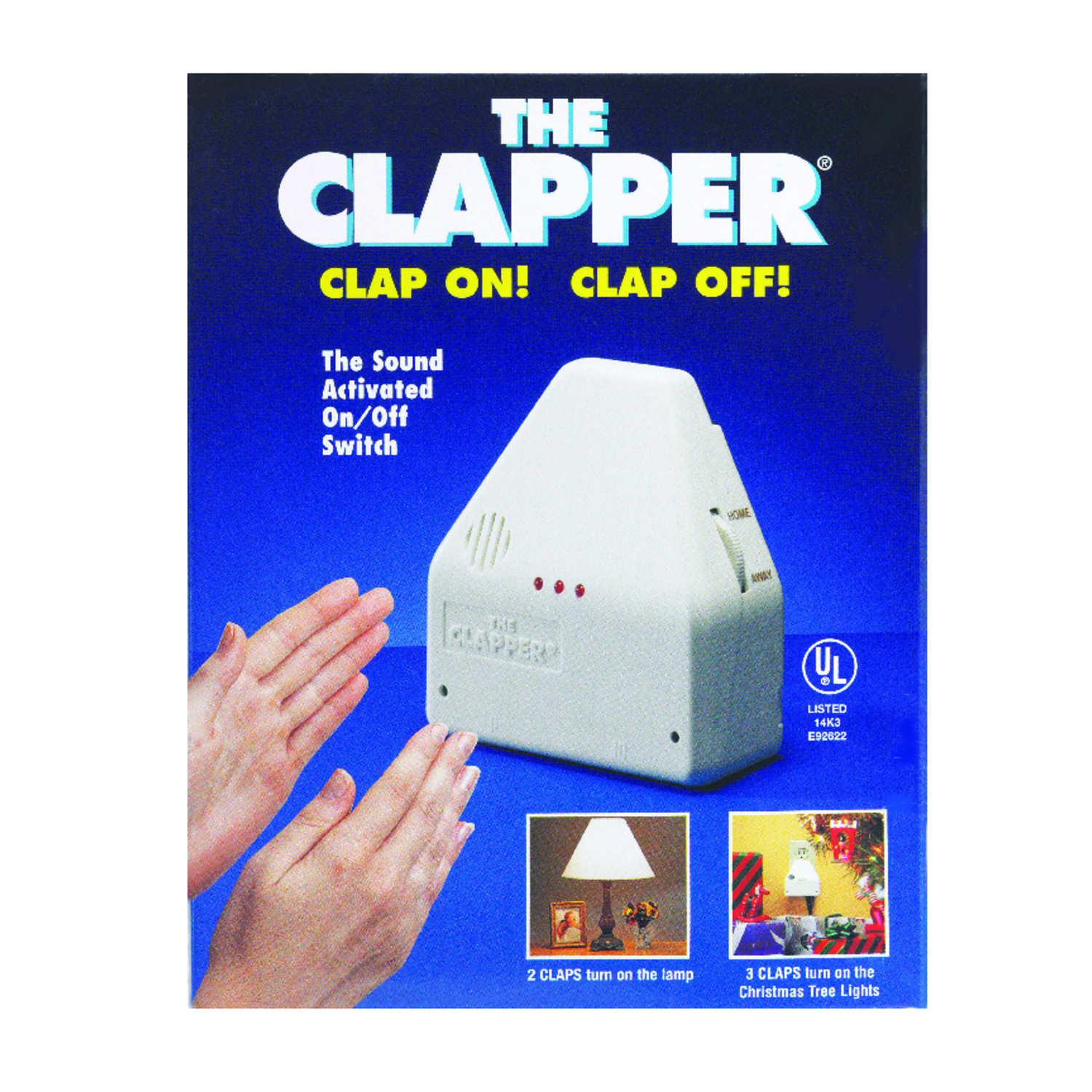 The Clapper Sound Activated On/off Switch, 1 Each