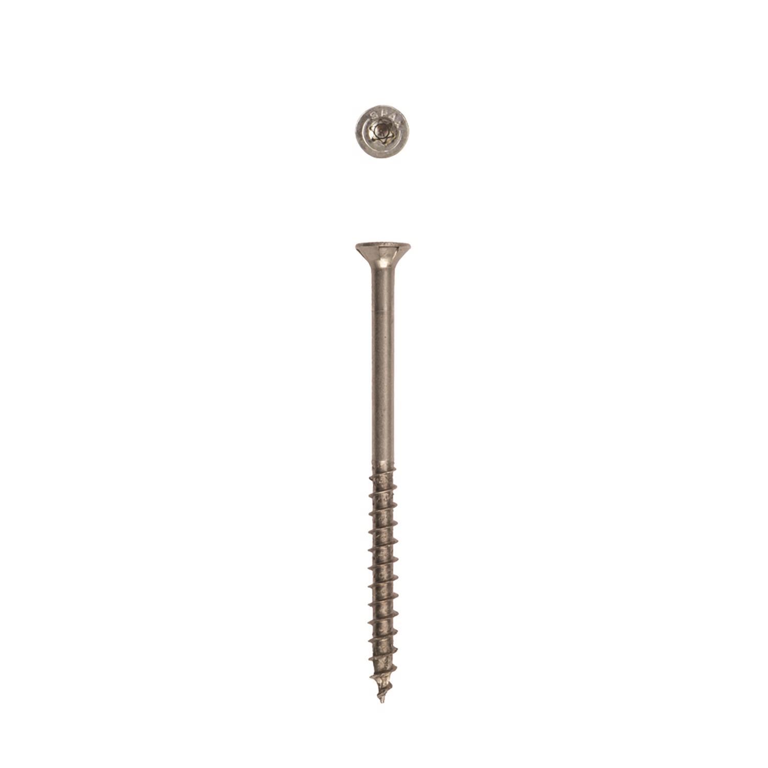 SPAX Multi-Material No. 10 Label X 3 in. L Star Flat Head Serrated Construction Screws