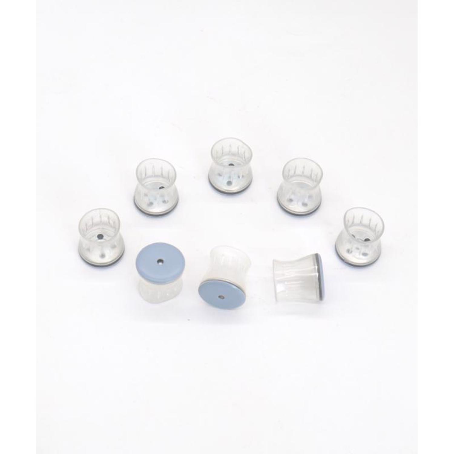 Ace Gray 1 in. Push-On Plastic Chair Glide 8 pk