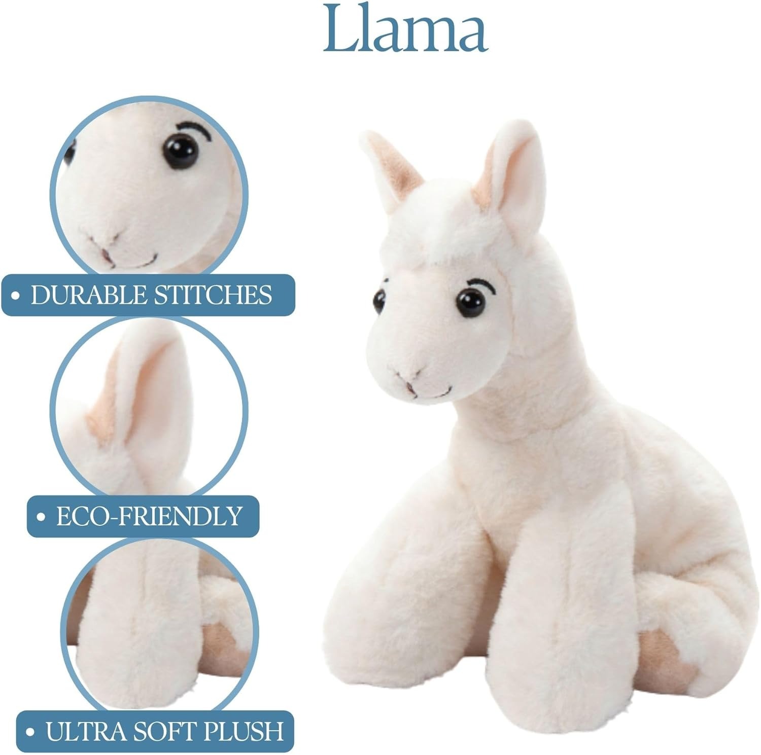 The Petting Zoo Llama Stuffed Animal 8 in.