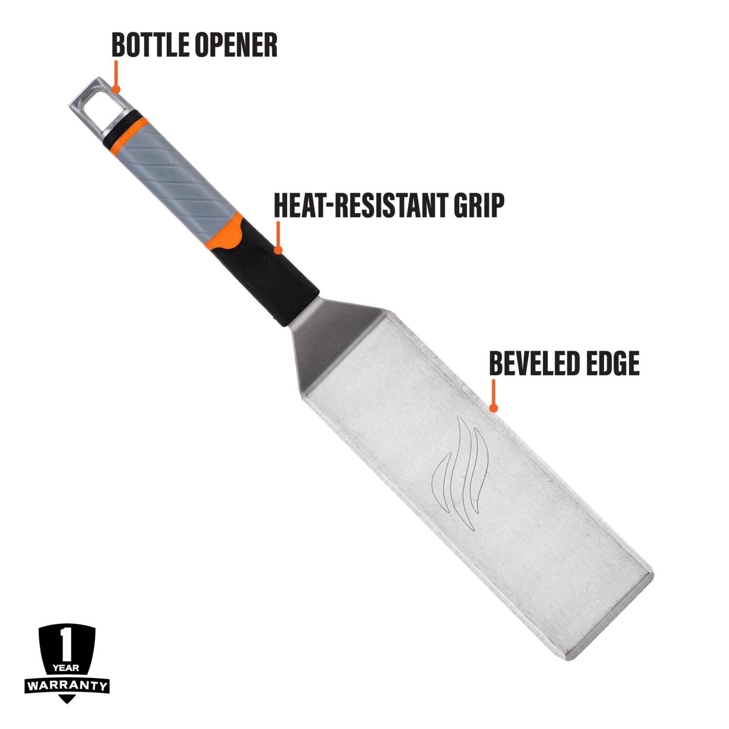 Blackstone Signature Stainless Steel Black/Silver Grill Spatula 1 pc