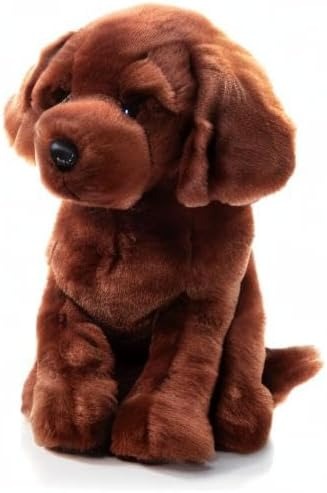 The Petting Zoo Chocolate Lab Dog Stuffed Animal Plushie 12 in.