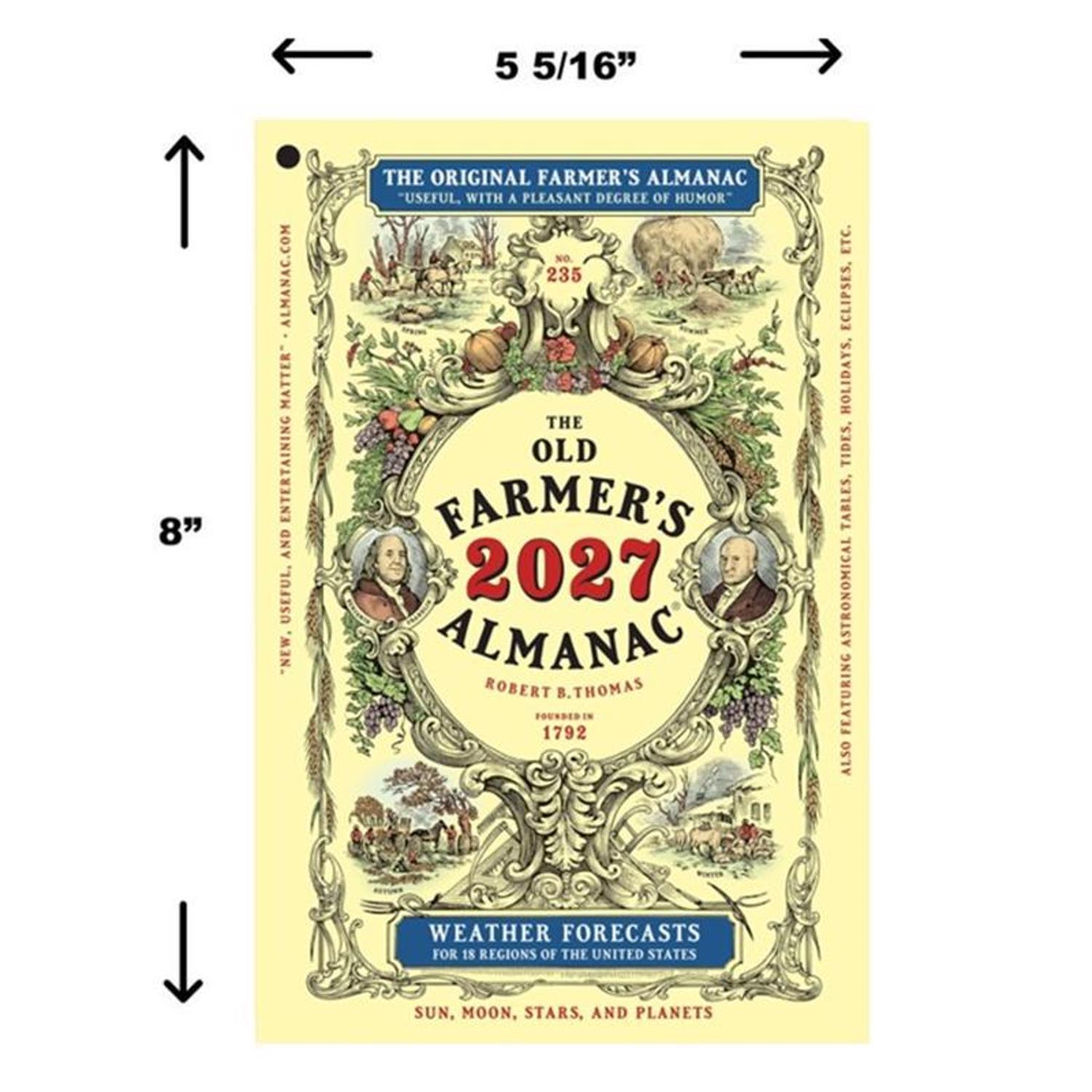 The Old Farmer's Almanac Yankee Publishing 2025 Almanac Reference Book