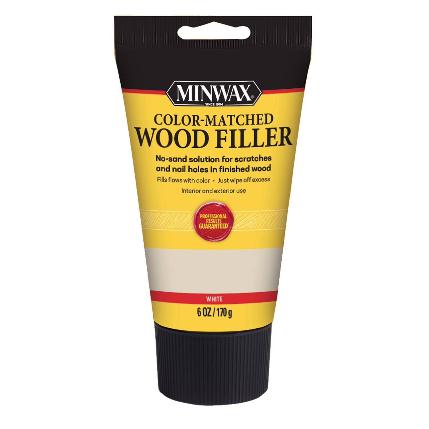 Minwax Color-Matched White Wood Filler 6 oz