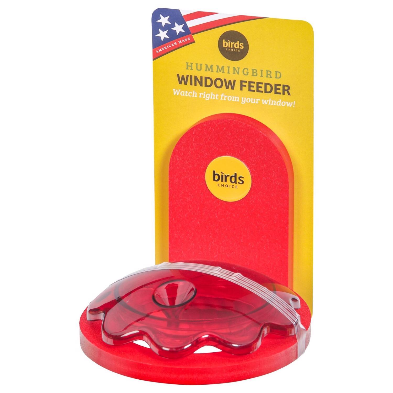 Birds Choice Hummingbird 3.5 oz Plastic Window Bird Feeder