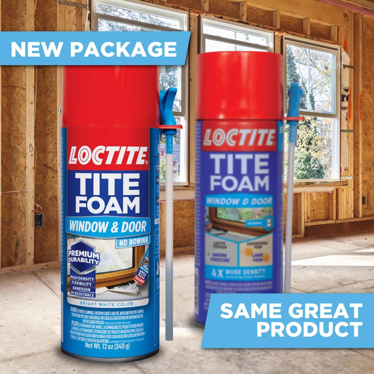 Loctite Tite Foam White Polyurethane Window and Door Foam Sealant 12 oz