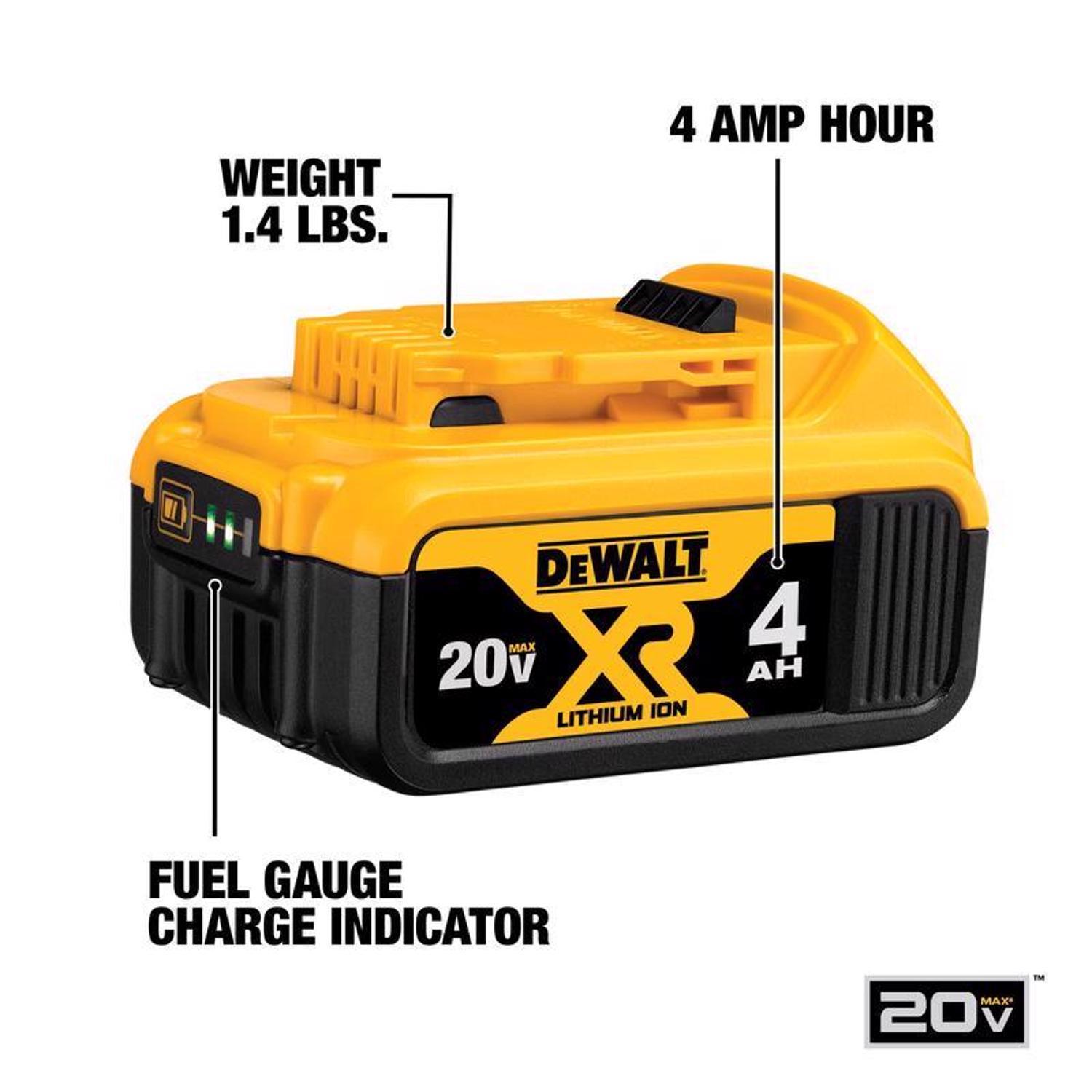 DeWalt 20V MAX XR DCB346-3 Lithium-Ion Battery 3 pc