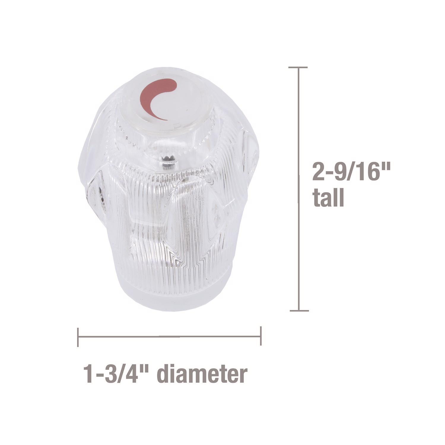 Ace For Universal Clear Tub and Shower Faucet Handles