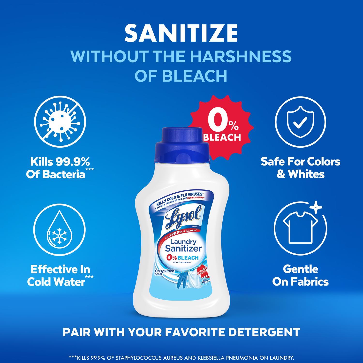 Lysol Crisp Linen Scent Fabric Sanitizer Liquid 41 oz 1 pk