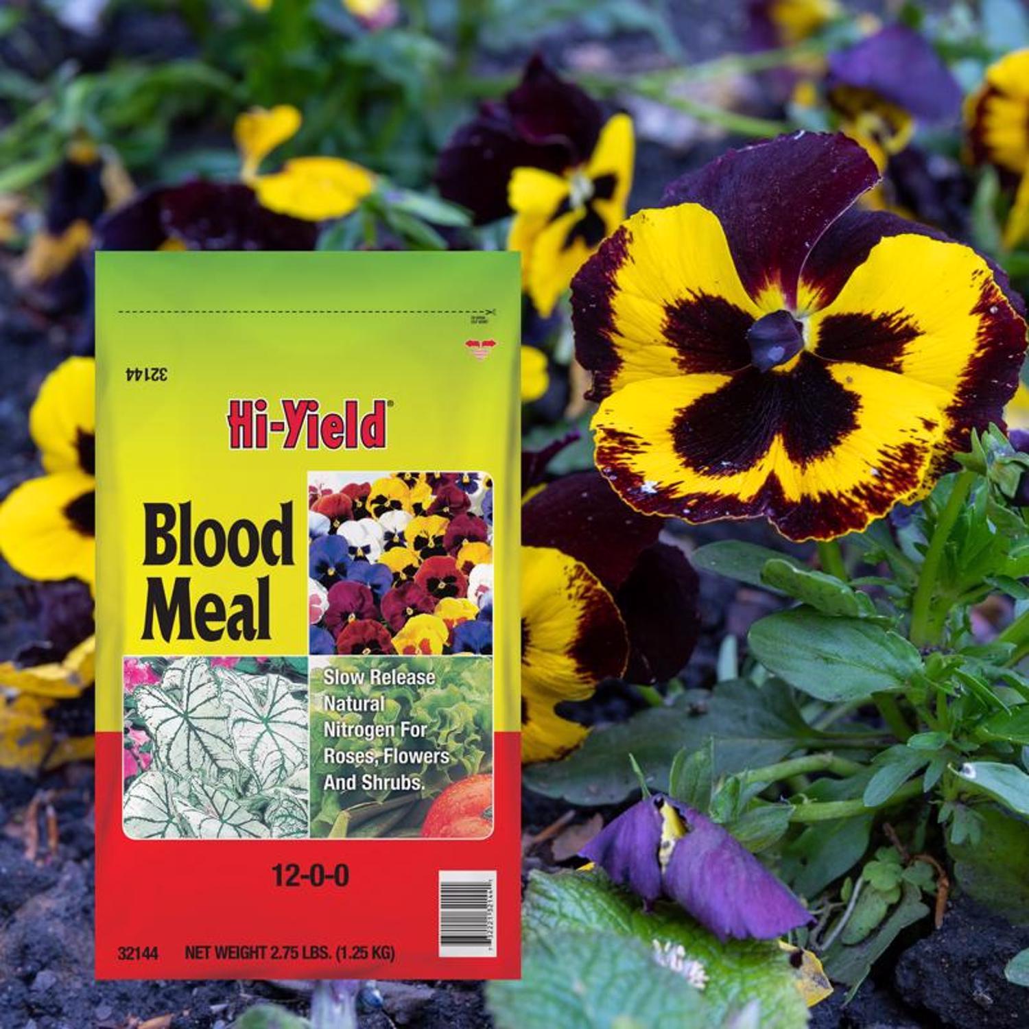 Hi-Yield BLOOD MEAL 12-0-0 Organic Granules Blood Meal 2.75 lb