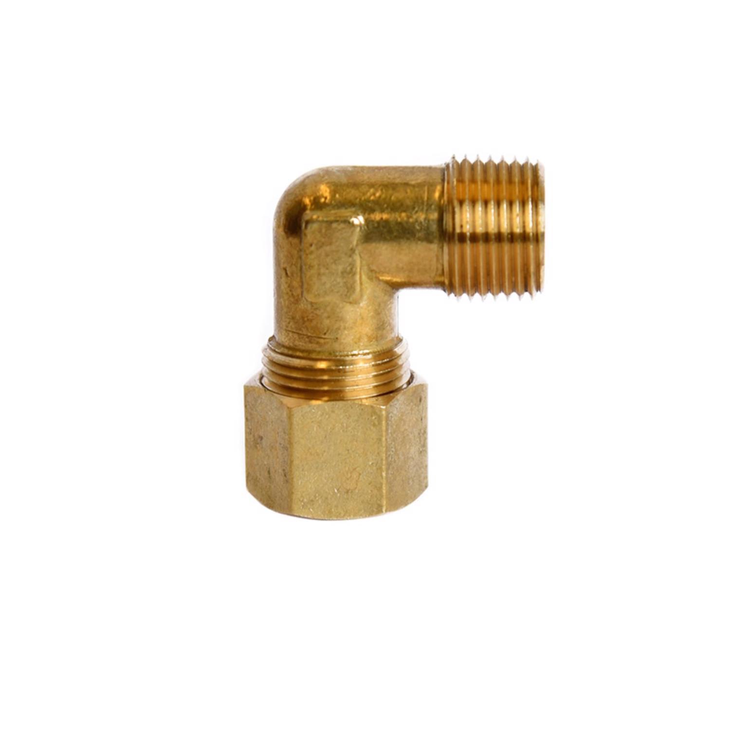 ATC 1/2 in. Compression 3/8 in. D MIP Brass 90 Degree Elbow