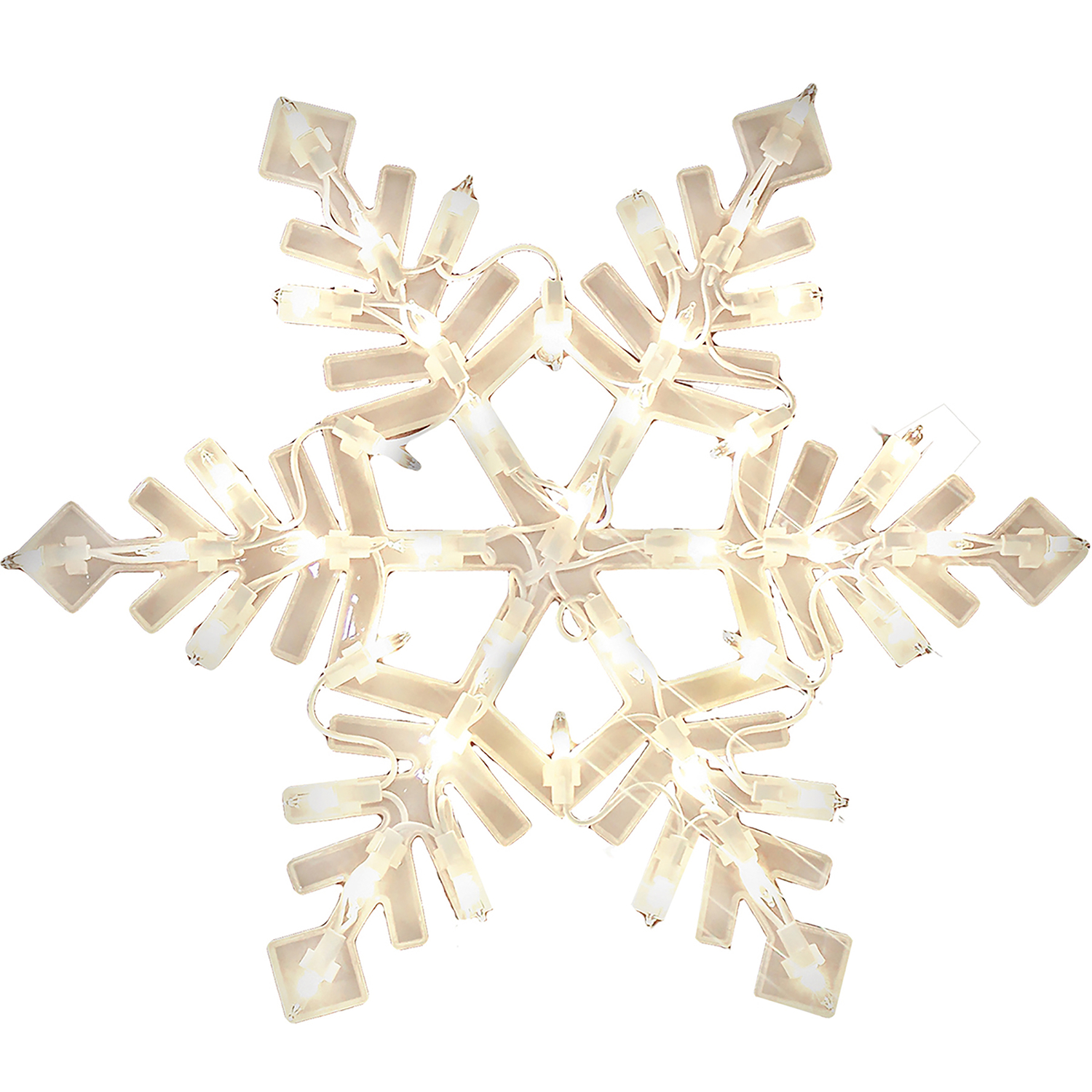 Impact Innovations 17 in. Snowflake Silhouette Hanging Decor
