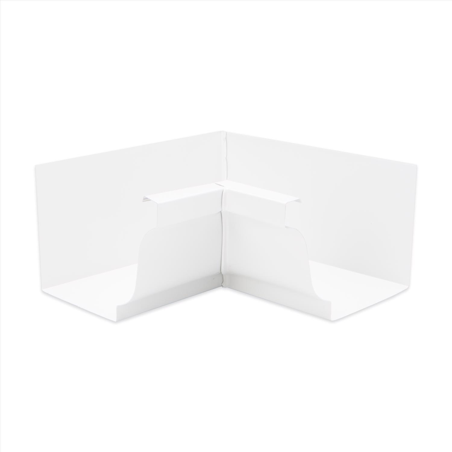 Amerimax 3.5 in. H X 3.75 in. W X 7.5 in. L White Aluminum K Inside Miter