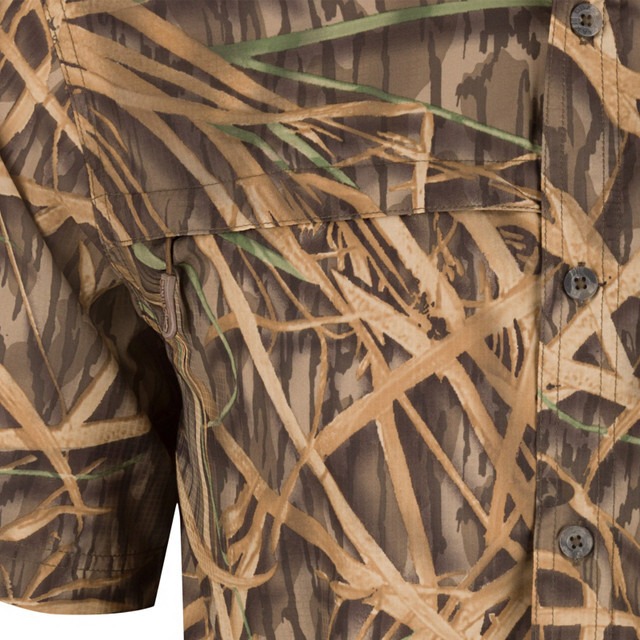 Drake 8-Shot Short Sleeve Flyweight Shirt Shadow Grass 2XL