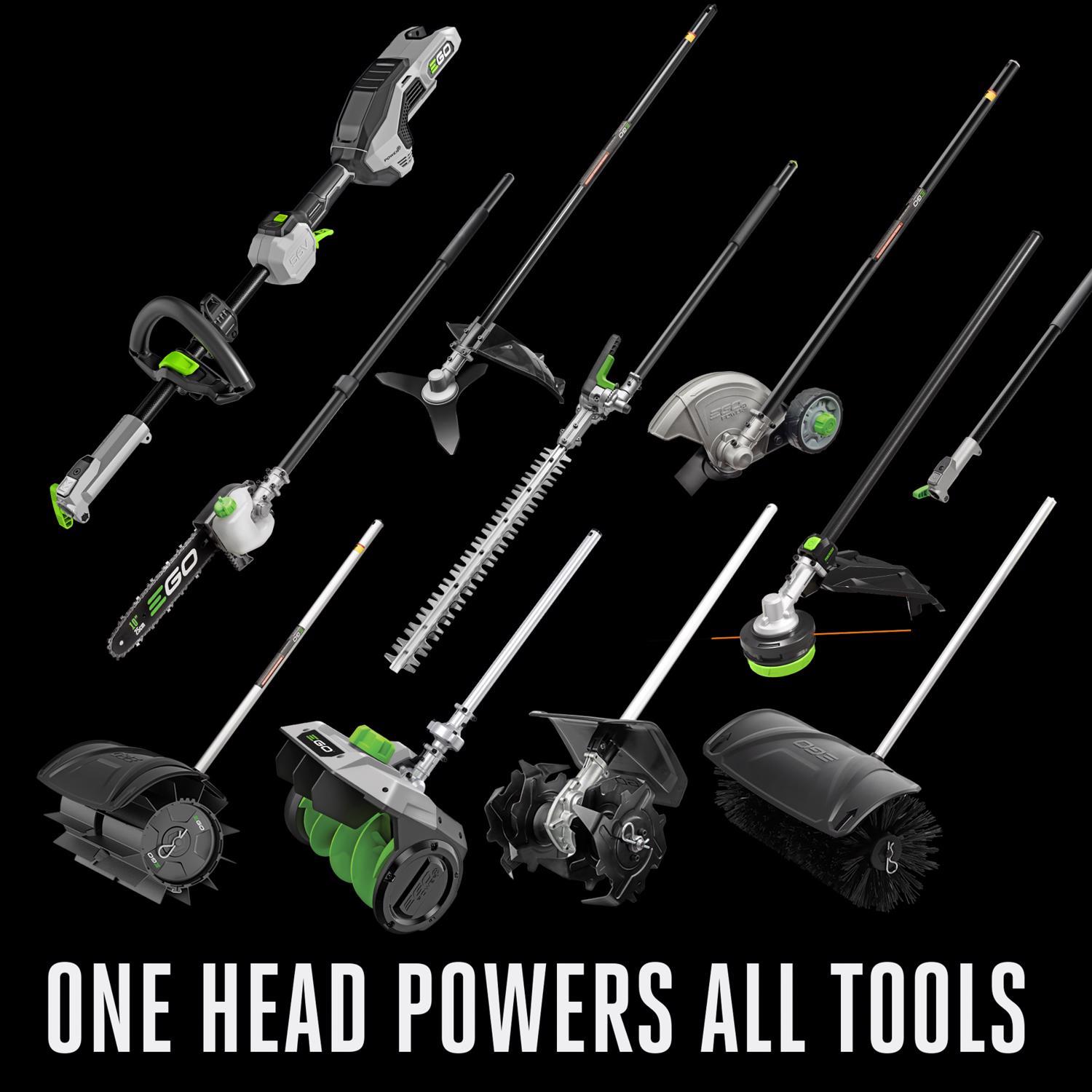 EGO Power+ Multi-Head System Carbon Fiber MST1603 16 in. 56 V Battery String Trimmer Kit (Battery & CHARGER) W/ 4.0AH BATTERY