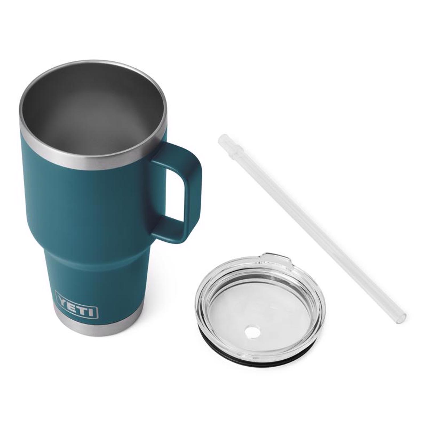 YETI Rambler 35 oz Agave Teal BPA Free Straw Mug Stine Home + Yard