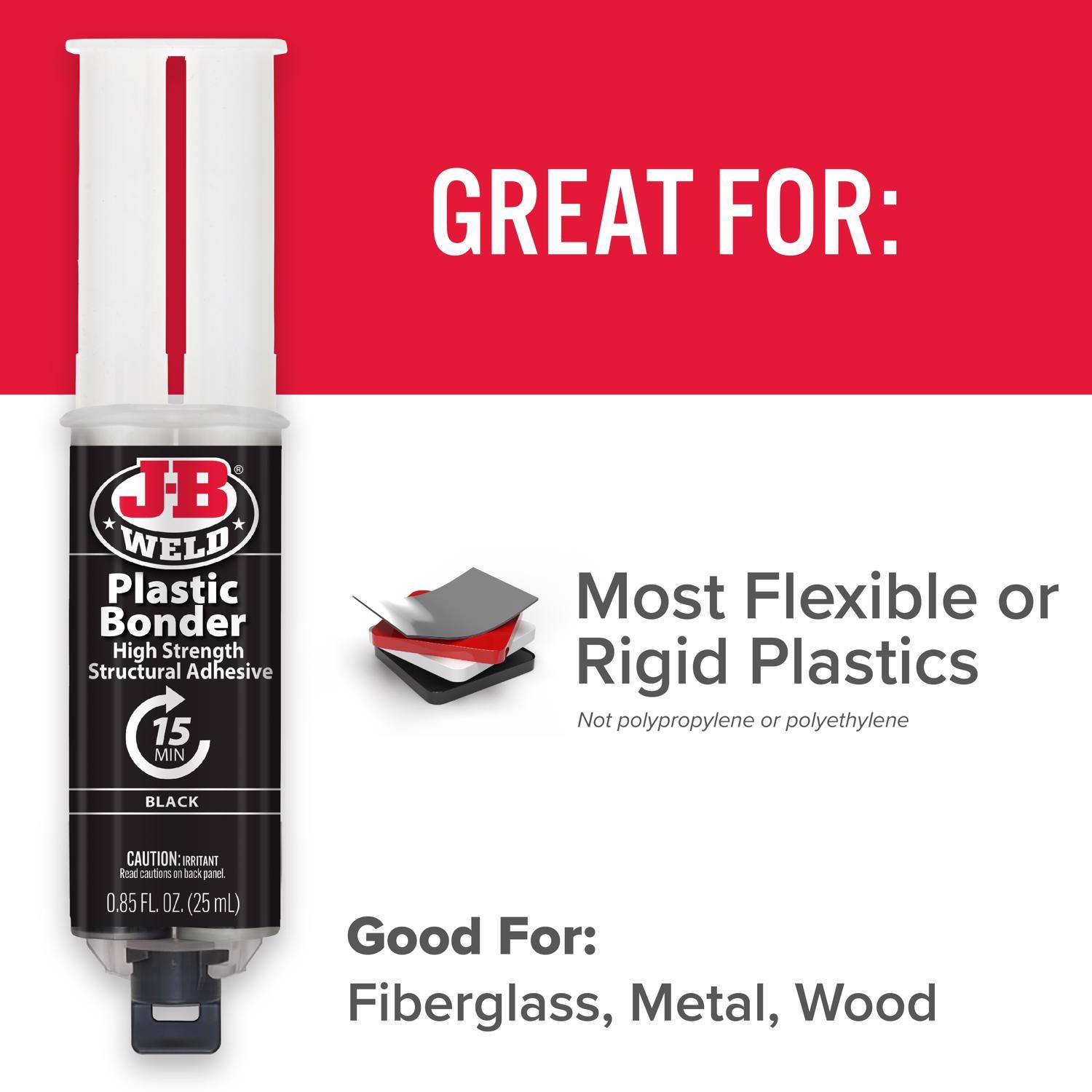 J-B Weld PlasticBonder High Strength Plastic Bonder Paste 0.85 oz