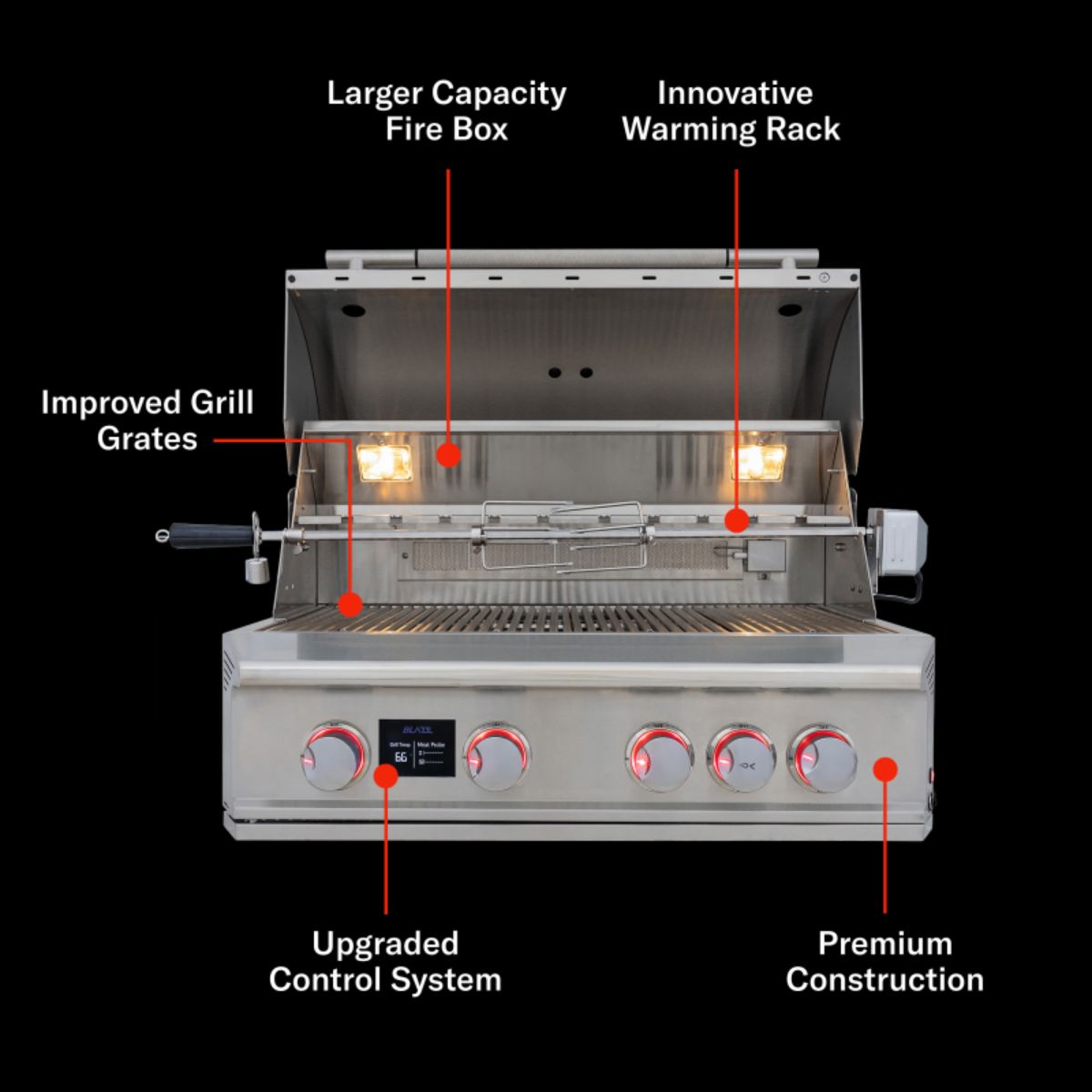 Blaze Grill 4 Burner LTE Pro 32 in. LP Gas