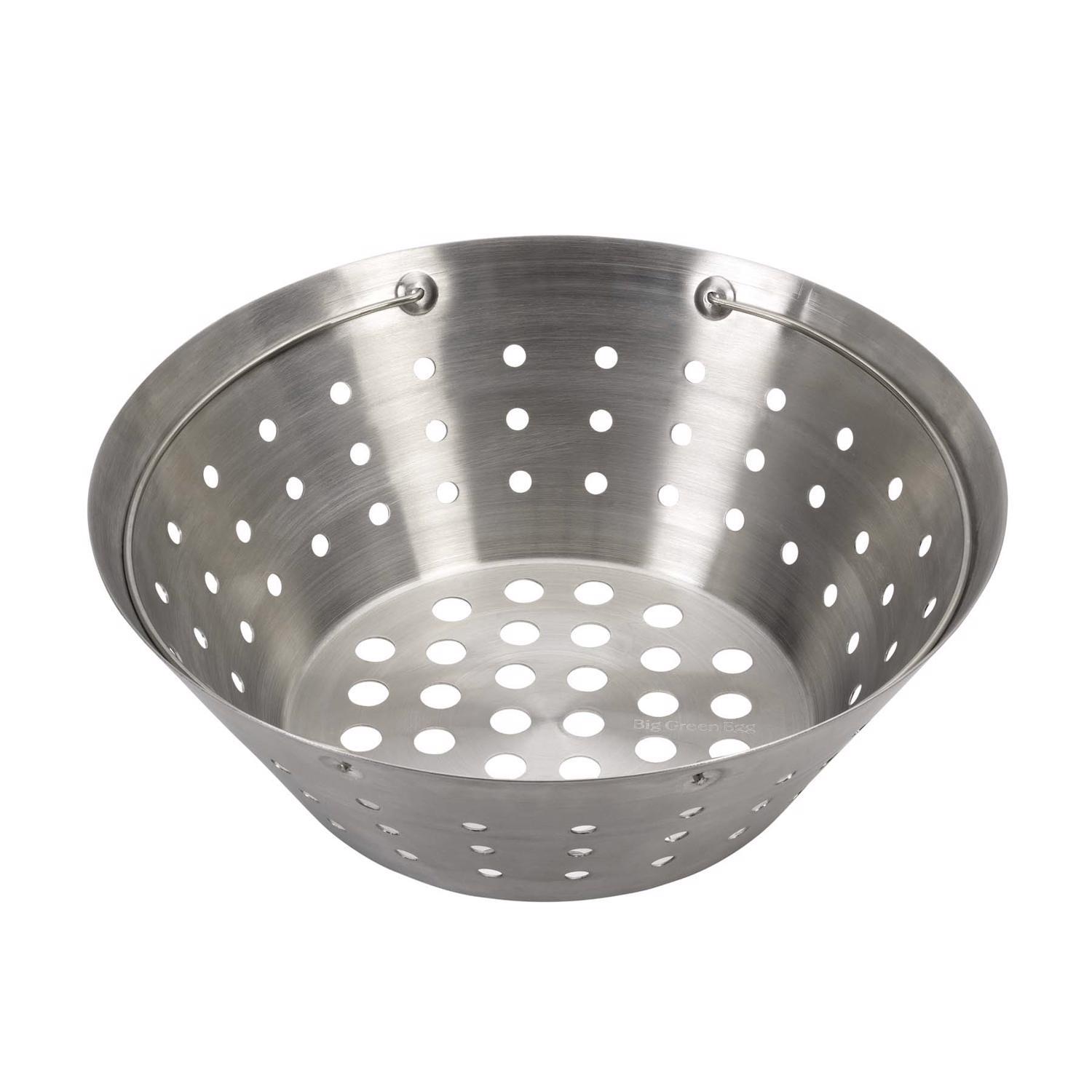 Big Green Egg Stainless Steel Fire Bowl 14.87 in. W For Large Egg