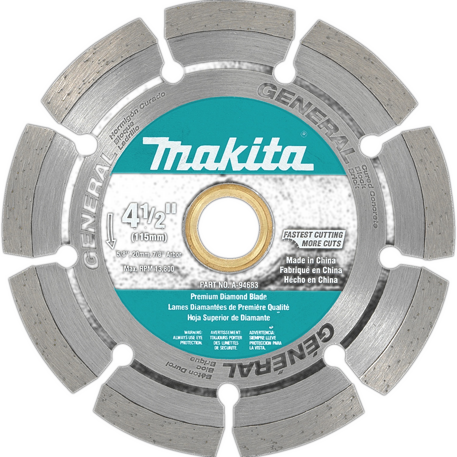 Blade Diamond Mak 4-1/2" Seg G