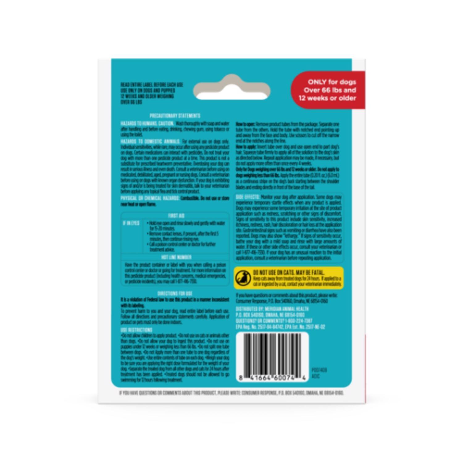Sergeants Guardian Liquid Dog Flea and Tick Drops Permethrin, S-methoprene 0.61 oz