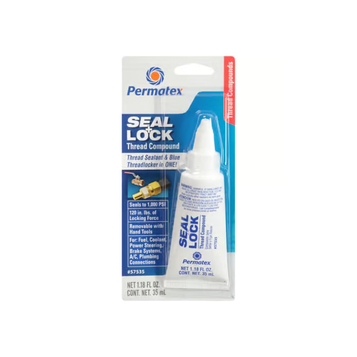 Permatex Seal + Lock Threadlocker Gel 1.18 oz.