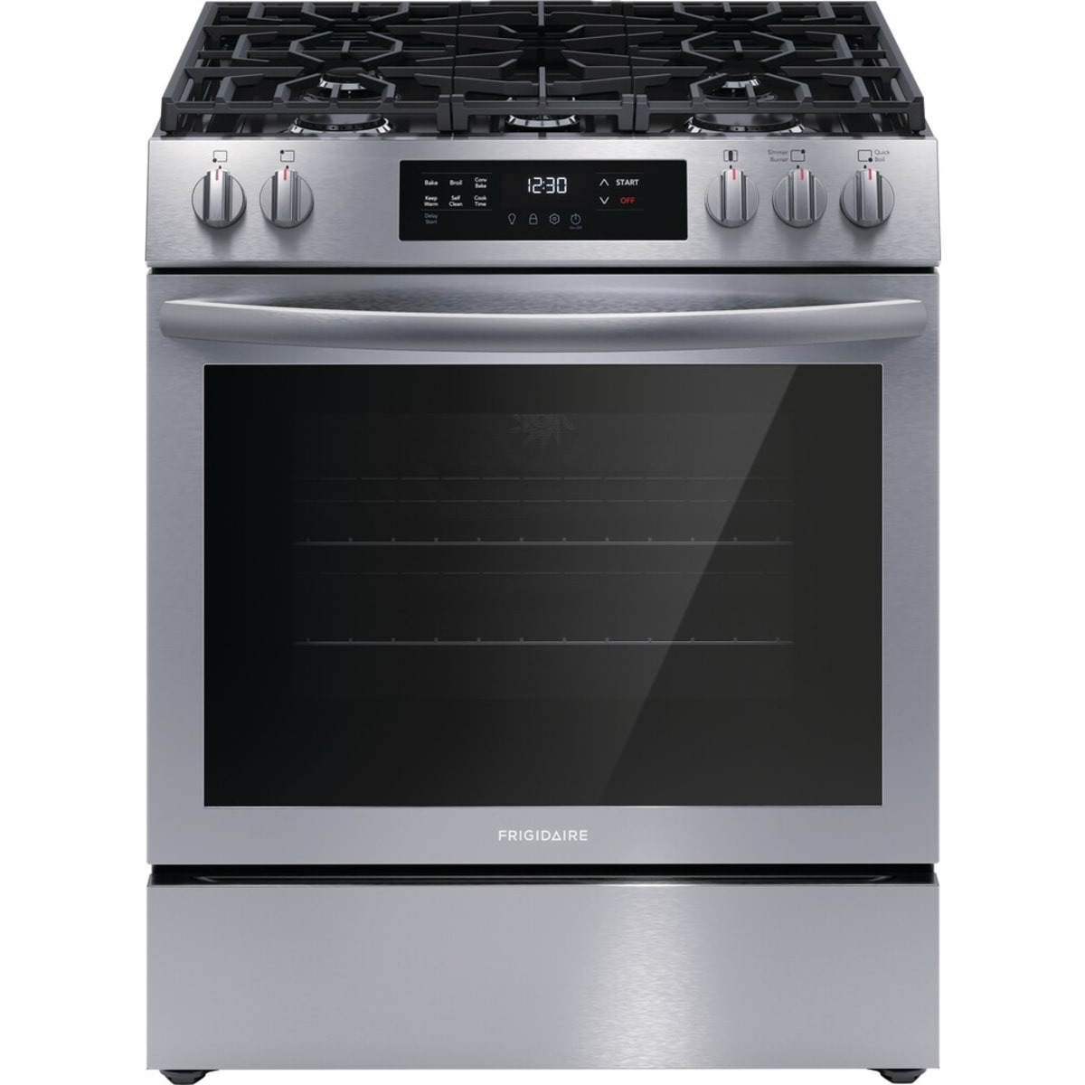 Frigidaire 30 in. Freestanding Gas Range with 5 Sealed Burners, 5.1 cu. ft. Oven Capacity